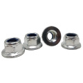 M10 M20 Stainless Steel Nylon Insert Hex Flange Lock Nut DIN6923